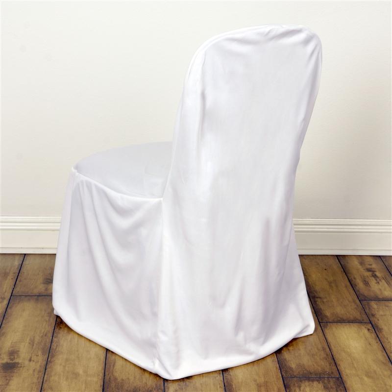 Scuba Stretch Chair Cover Wedding Party Decorations CHAIR_SCUBA_WHT