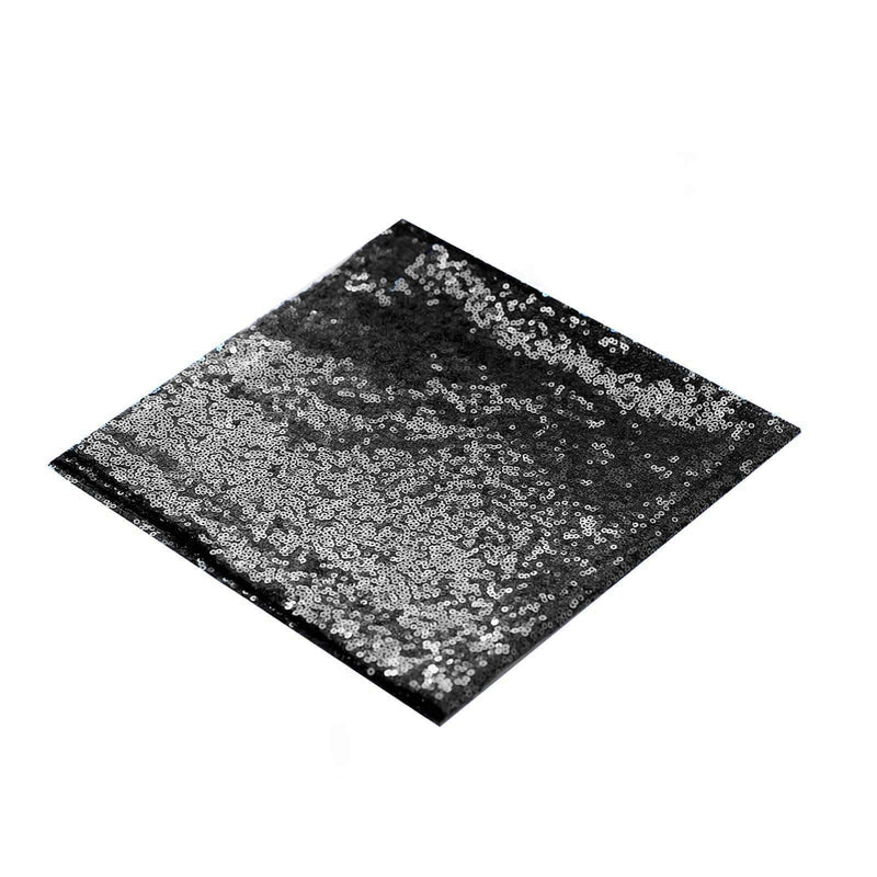Sequined Napkin 20" x 20" NAP_02_BLK