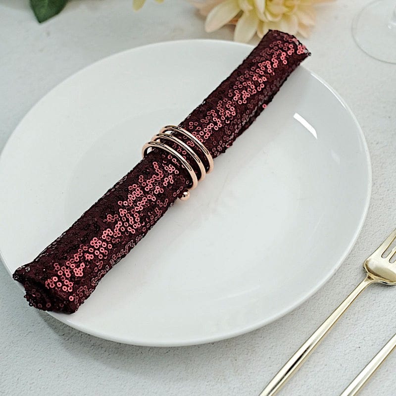 Sequined Napkin 20" x 20" NAP_02_BURG