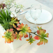 Set of 3 18" tall Faux Succulent Picks Sprays Stems - Assorted Colors ARTI_SUC_LS005_ALST