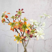 Set of 3 18" tall Faux Succulent Picks Sprays Stems - Assorted Colors ARTI_SUC_LS005_ALST