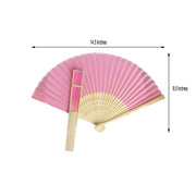 Silk Folding Handheld Fan Wedding Favor