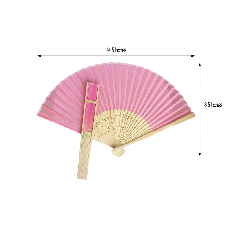Silk Folding Handheld Fan Wedding Favor