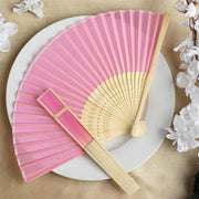Silk Folding Handheld Fan Wedding Favor