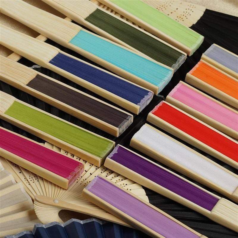Silk Folding Handheld Fan Wedding Favor
