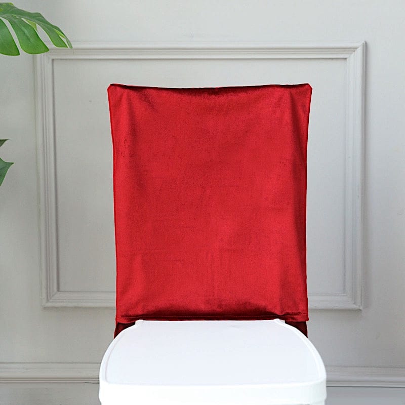 Soft Velvet Chiavari Chair Back Slipcover
