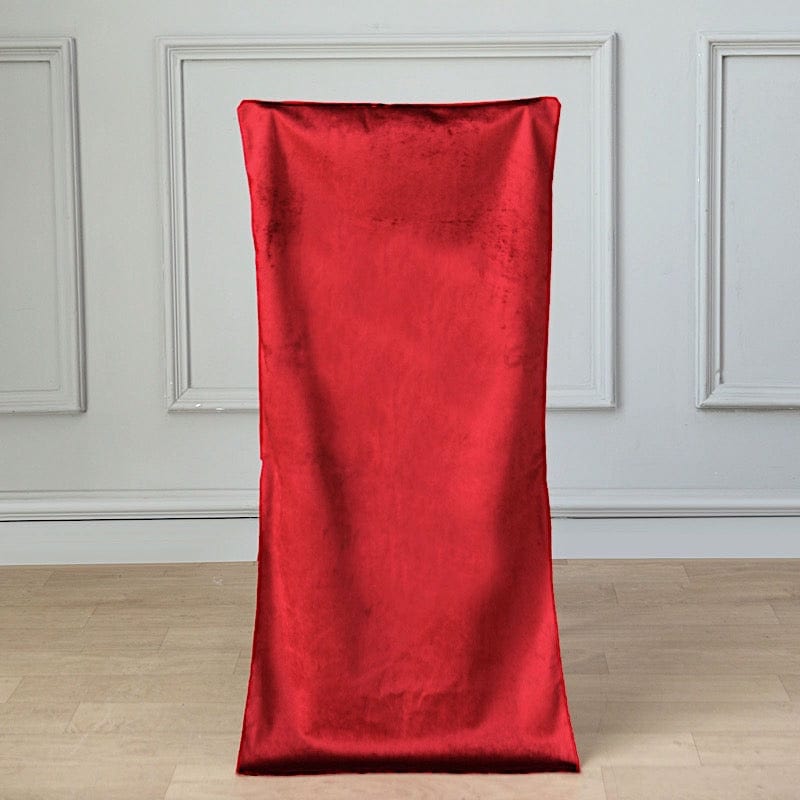 Soft Velvet Chiavari Chair Back Slipcover