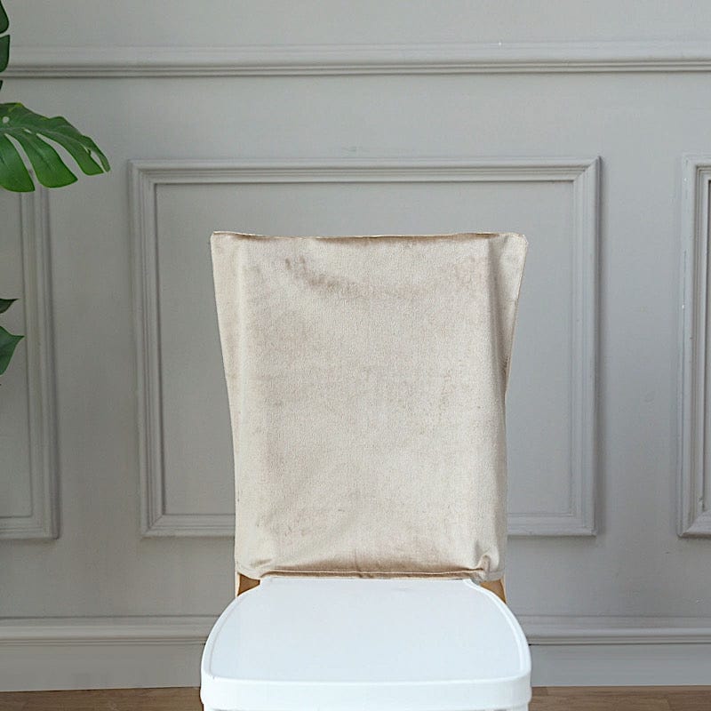 Soft Velvet Chiavari Chair Back Slipcover