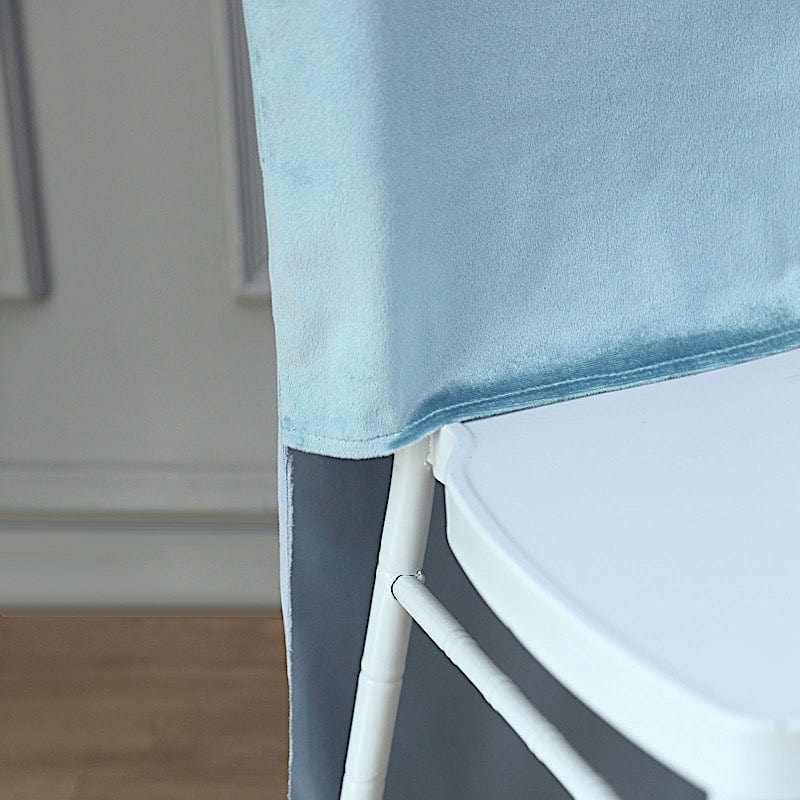Soft Velvet Chiavari Chair Back Slipcover