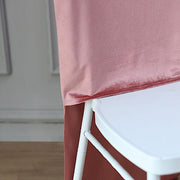 Soft Velvet Chiavari Chair Back Slipcover