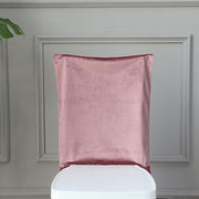 Soft Velvet Chiavari Chair Back Slipcover