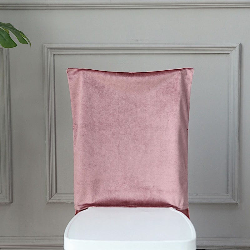 Soft Velvet Chiavari Chair Back Slipcover