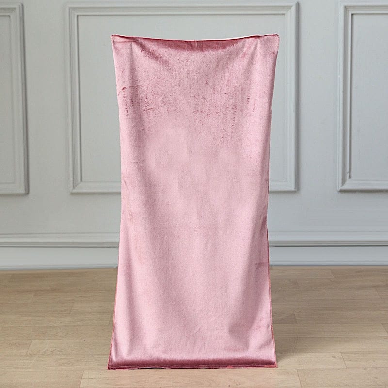 Soft Velvet Chiavari Chair Back Slipcover
