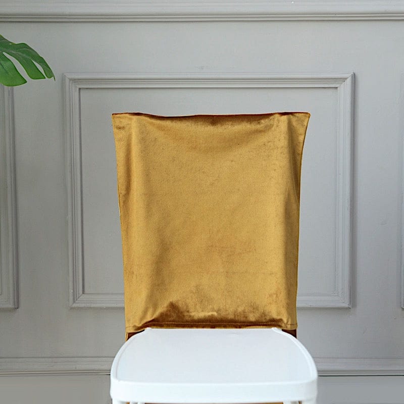 Soft Velvet Chiavari Chair Back Slipcover