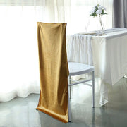 Soft Velvet Chiavari Chair Back Slipcover