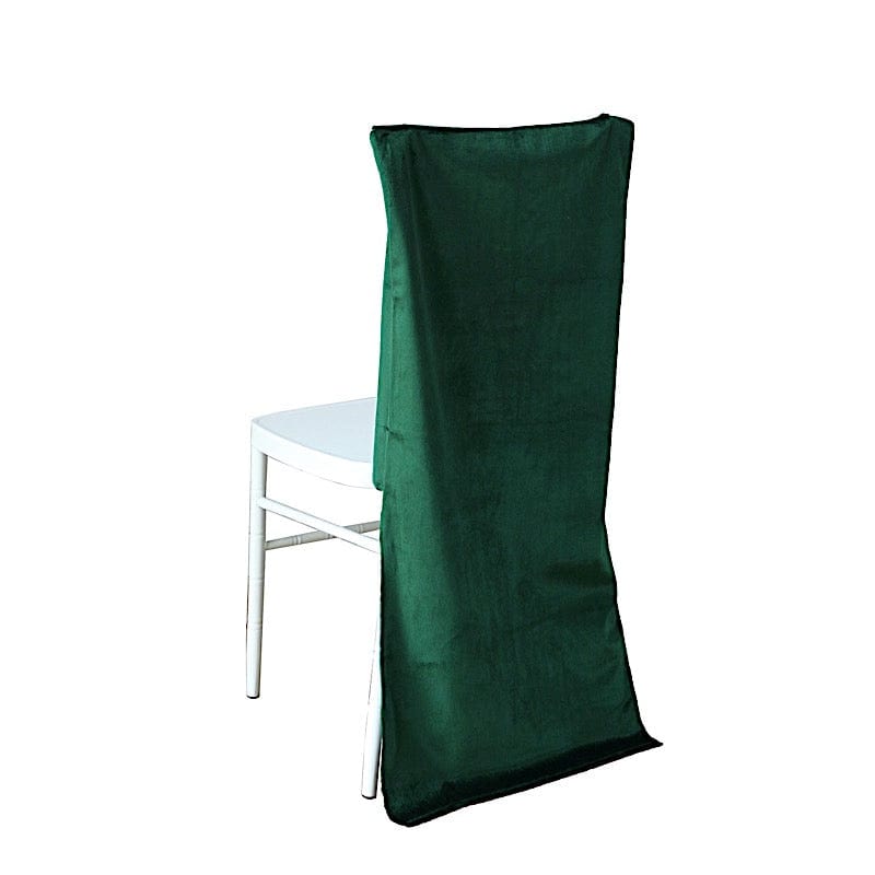 Soft Velvet Chiavari Chair Back Slipcover