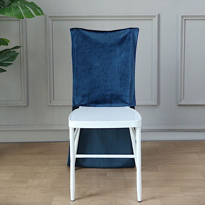 Soft Velvet Chiavari Chair Back Slipcover