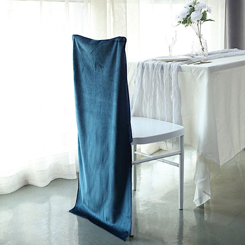 Soft Velvet Chiavari Chair Back Slipcover