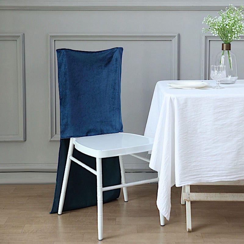Soft Velvet Chiavari Chair Back Slipcover