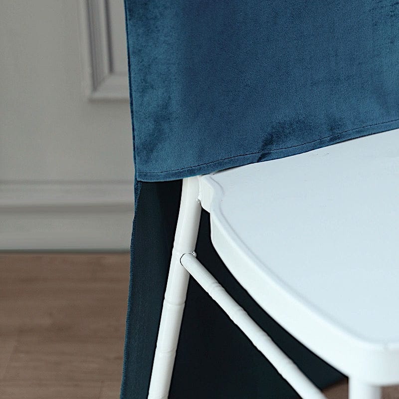 Soft Velvet Chiavari Chair Back Slipcover