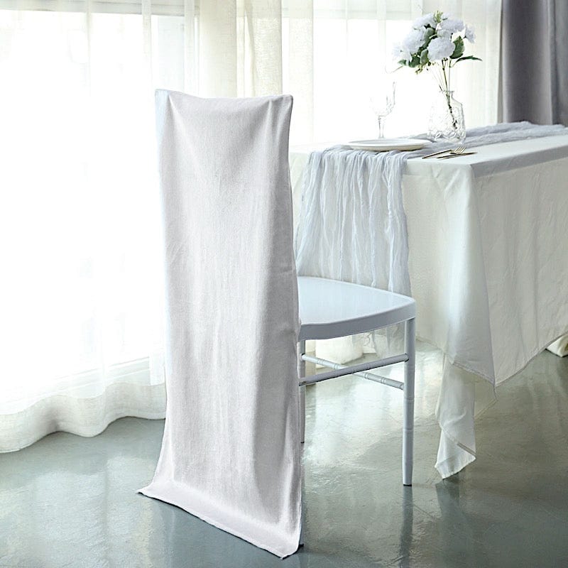 Soft Velvet Chiavari Chair Back Slipcover