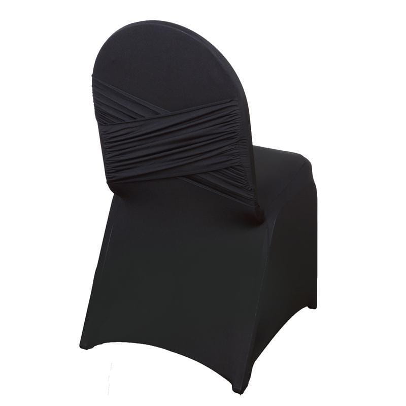 Spandex Banquet Chair Cover with Crisscross Design