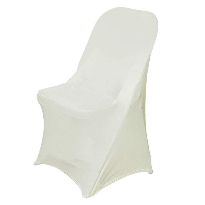 Folding Dusty Blue Spandex Chair Cover, Stretch Folding Chair Covers