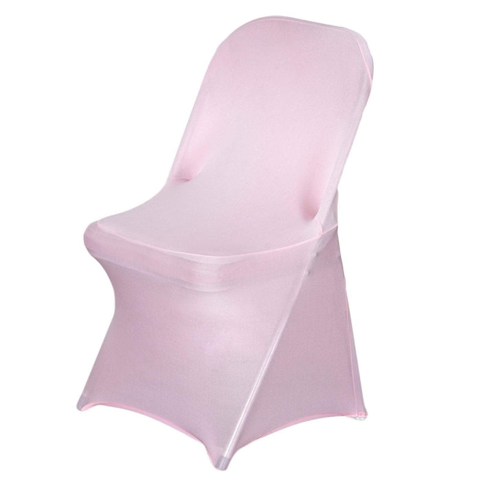 Spandex Folding Chair Cover Wedding Party Decorations CHAIR_SPFD_PINK