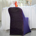 Spandex Folding Chair Cover with Glittered Metallic Back