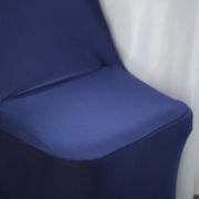Spandex Folding Chair Cover with Glittered Metallic Back