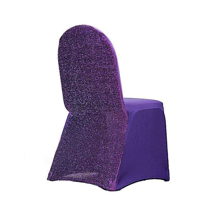 Spandex Stretchable Chair Cover CHAIR_SPX23_PURP