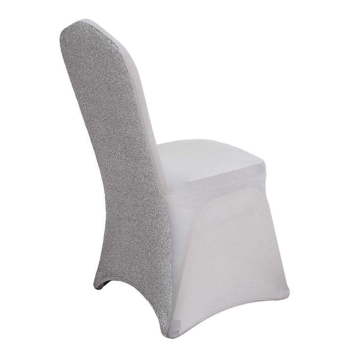 Spandex Stretchable Chair Cover CHAIR_SPX23_SILV_SILV