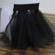 Spandex with Tulle Tutu Chair Cover