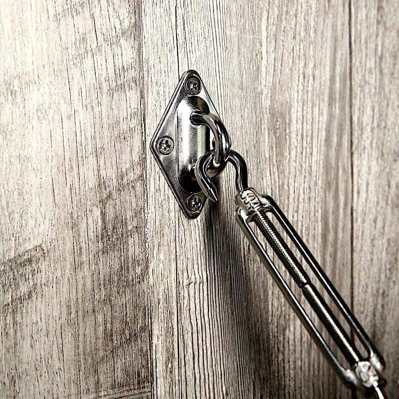 Stainless Steel Triangle Sun Shade Sail Installation Tools Kit - Silver BKDP_SAIL_TRI_TOOL1_6