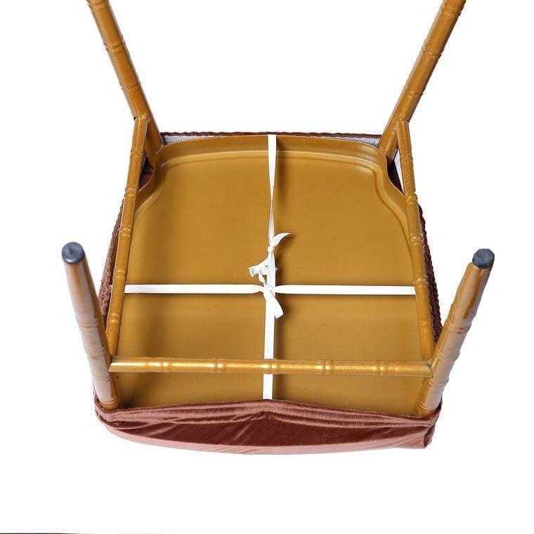 Stretchable Velvet Chair Seat Cushion Cover