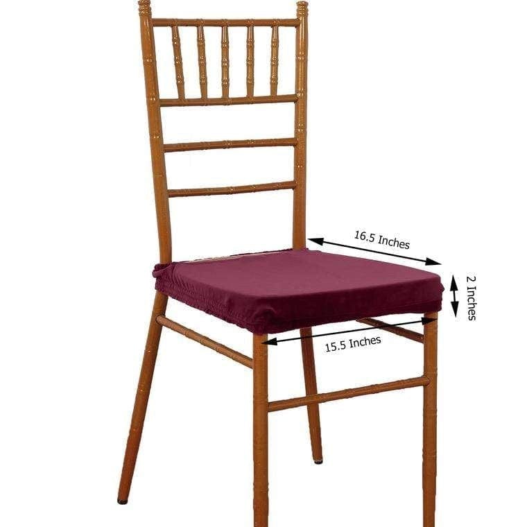 Stretchable Velvet Chair Seat Cushion Cover
