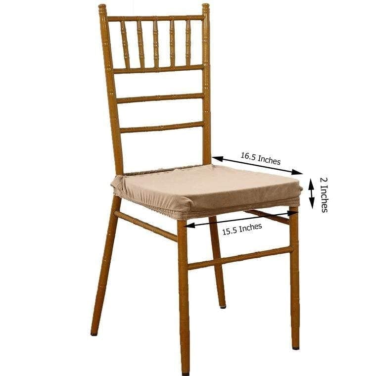 Stretchable Velvet Chair Seat Cushion Cover