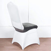 Stretchable Velvet Chair Seat Cushion Cover