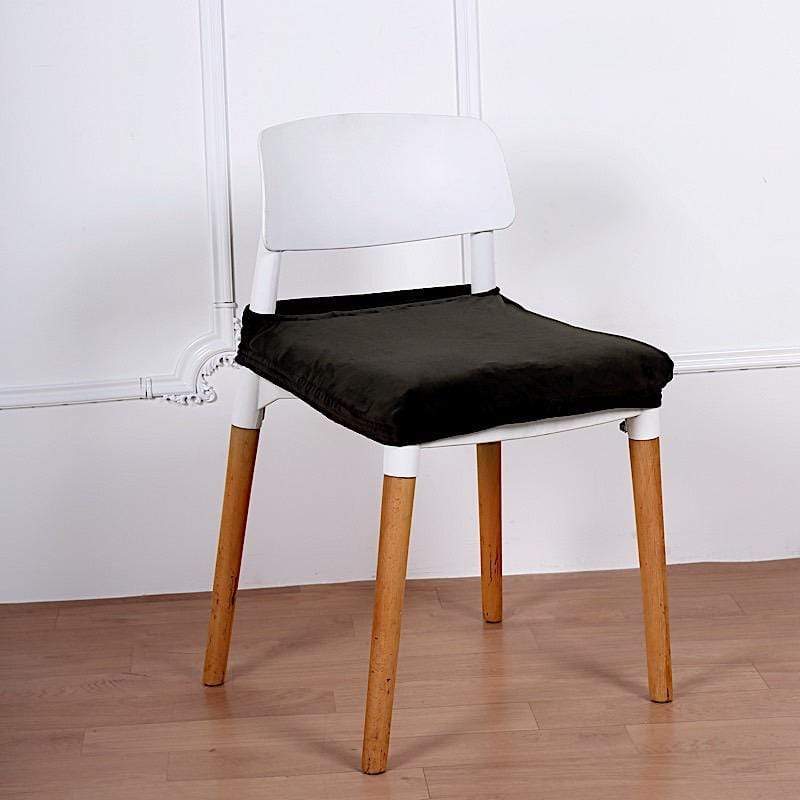 Stretchable Velvet Chair Seat Cushion Cover
