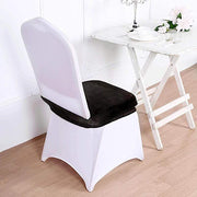 Stretchable Velvet Chair Seat Cushion Cover