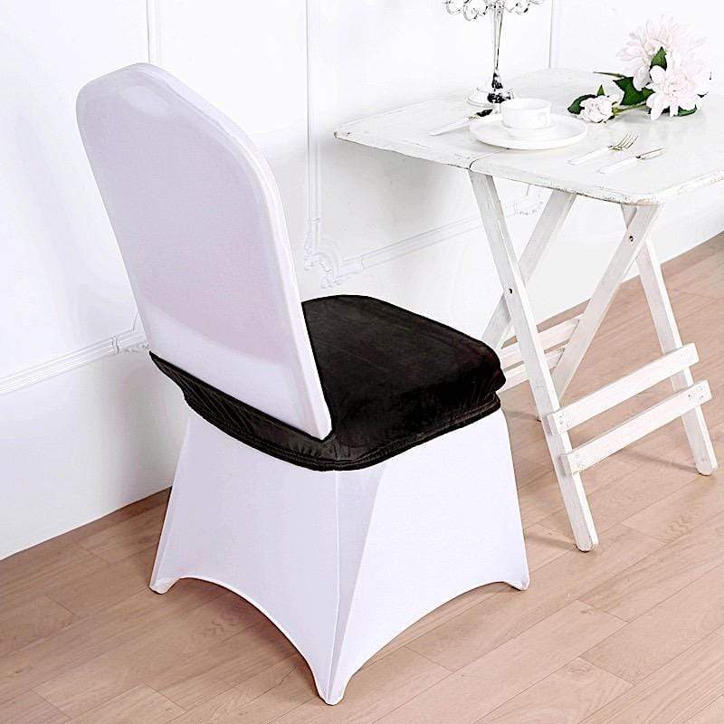 Stretchable Velvet Chair Seat Cushion Cover