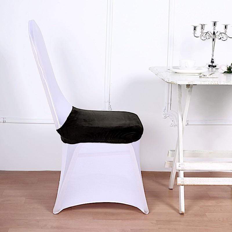 Stretchable Velvet Chair Seat Cushion Cover