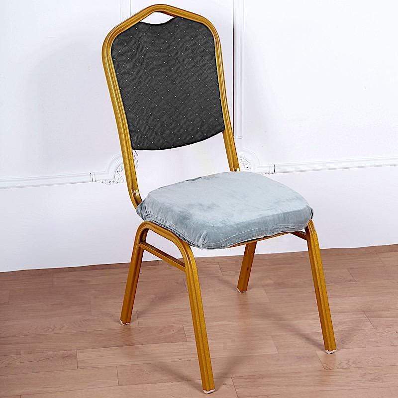 Stretchable Velvet Chair Seat Cushion Cover