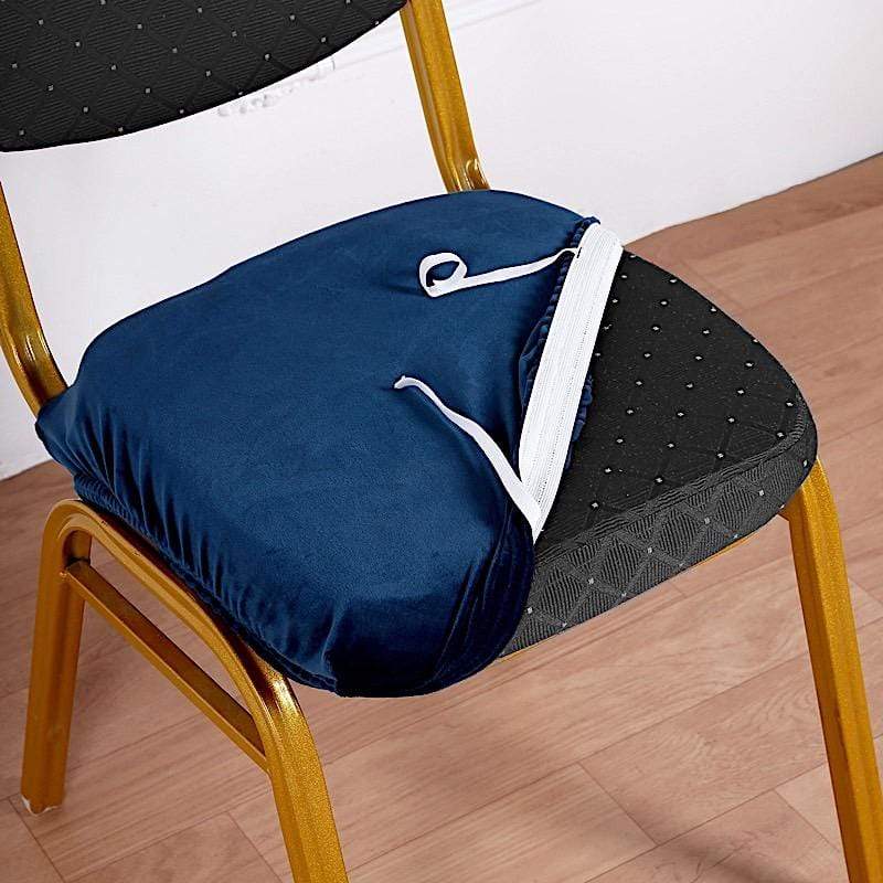 Stretchable Velvet Chair Seat Cushion Cover