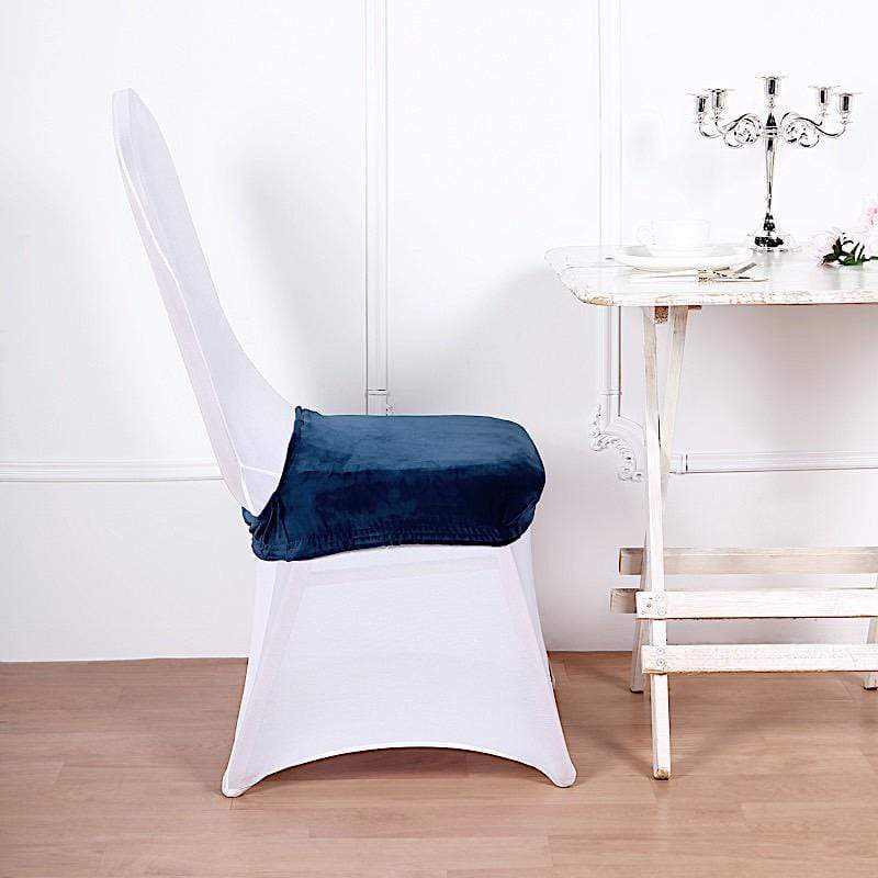 Stretchable Velvet Chair Seat Cushion Cover