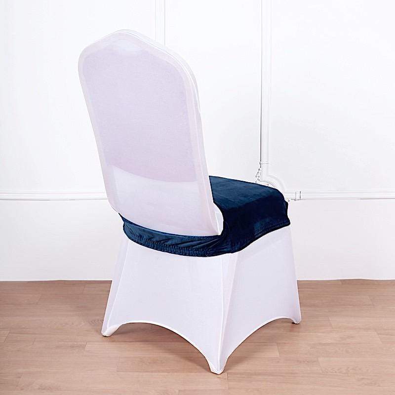 Stretchable Velvet Chair Seat Cushion Cover