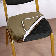 Stretchable Velvet Chair Seat Cushion Cover