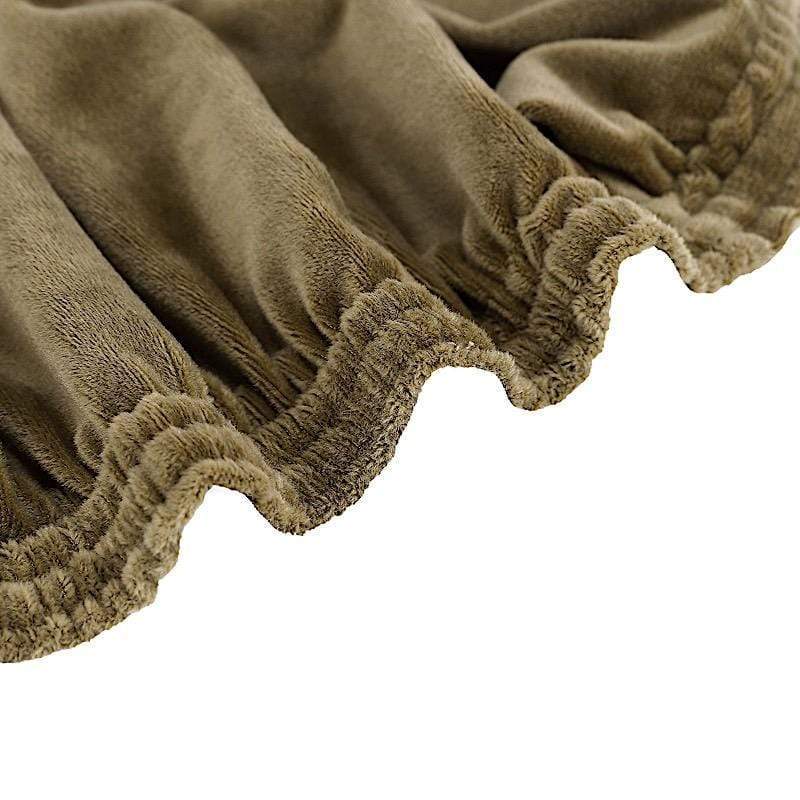 Stretchable Velvet Chair Seat Cushion Cover