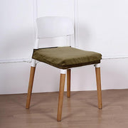 Stretchable Velvet Chair Seat Cushion Cover