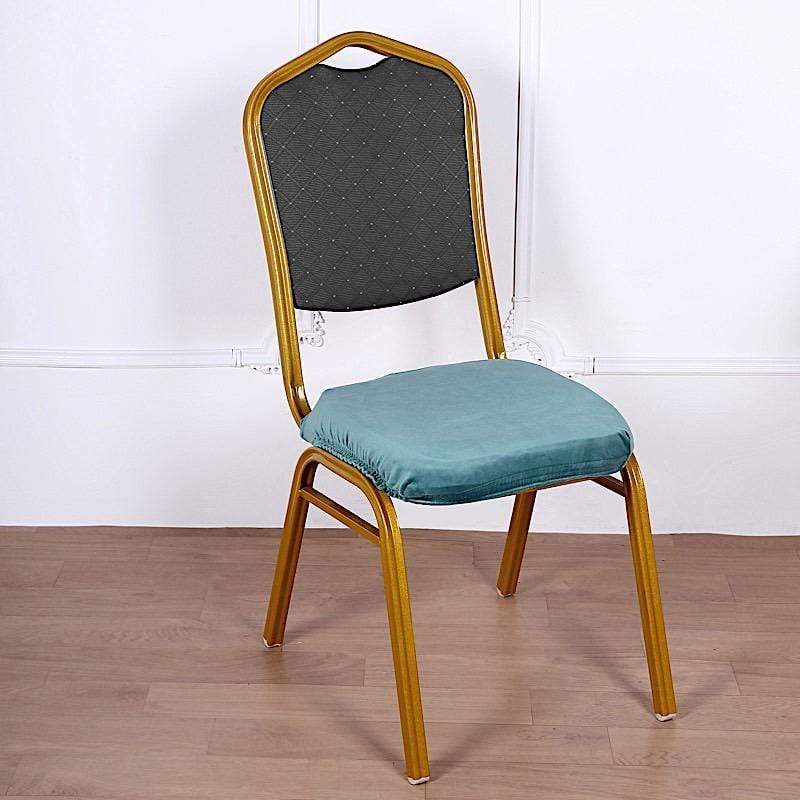 Stretchable Velvet Chair Seat Cushion Cover